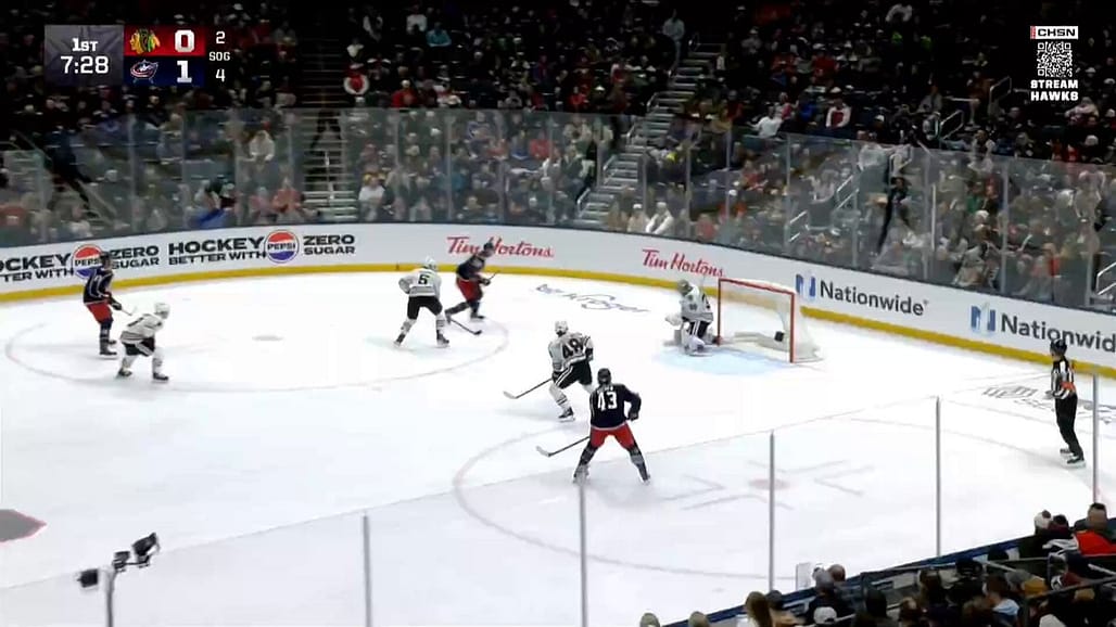 Game Recap: Blue Jackets 4 - Blackhawks 0
