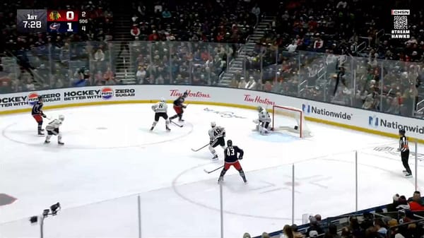 Game Recap: Blue Jackets 4 - Blackhawks 0